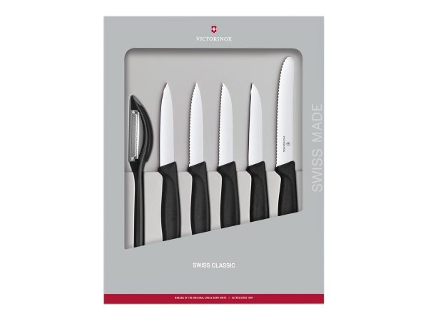 Victorinox Gemüsemesser Swiss Classic silber schwarz