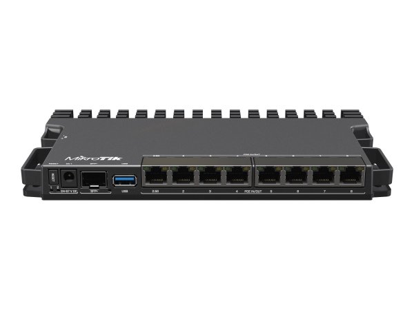 MikroTik RB5009UPR+S+IN - 2.5 Gigabit Ethernet - Gigabit Ethernet - Nero