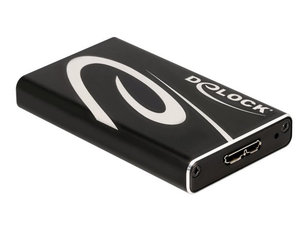 Delock Externes Gehäuse SuperSpeed USB für mSATA SSD