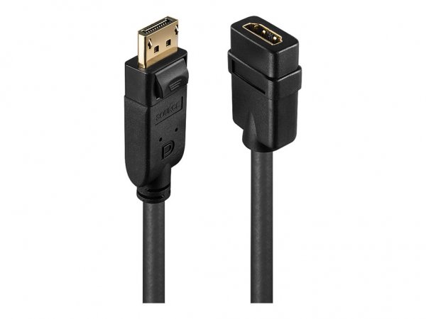 Lindy 41005 - 0,15 m - DisplayPort - HDMI - Maschio - Femmina - Dritto