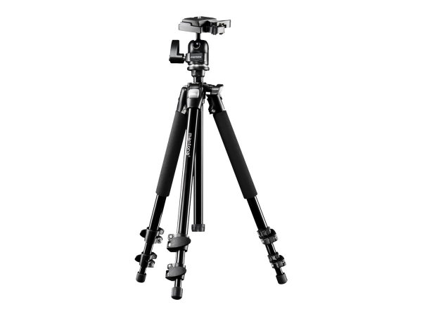 mantona Scout MAX - 3 gamba/gambe - Nero - 157 cm - 1,93 kg