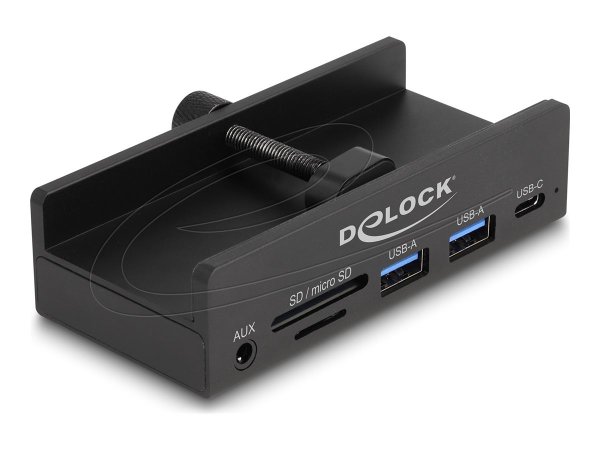 Delock Externer USB 5 Gbps Hub 2 x Typ-A 1 Type-C