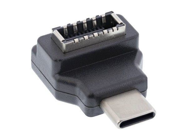 InLine Adattatore USB 3.2 - da USB-C maschio a presa USB-E interna