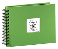 Hama Fine Art - Verde - 50 fogli - 10 x 15 - Rilegatura a spirale - Nero - 50 fogli