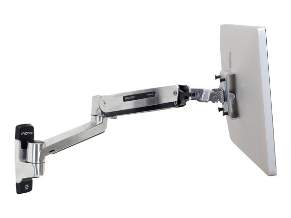 Ergotron LX HD Sit-Stand - 13,6 kg - 116,8 cm (46") - 75 x 75 mm - 400 x 400 mm - Argento