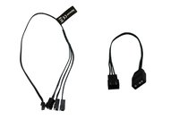 Alphacool 18601 - 0,3 m - 3-pin - Dritto - Dritto - Nero - 12 g