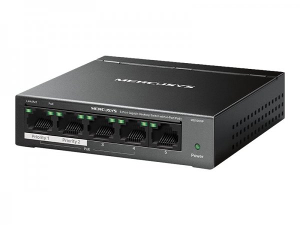 Mercusys Switch MS105GP PoE - Interruttore - 1 Gbps