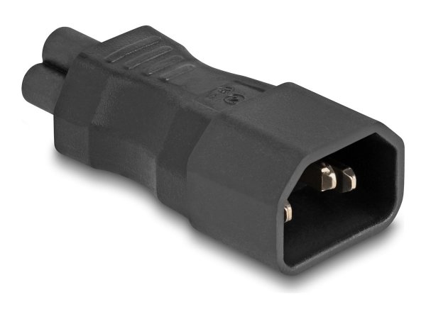 Delock Netzadapter IEC 60320 - C14 auf C5 Stecker Buchse - Adattatore - Alimentazione/alimentazione