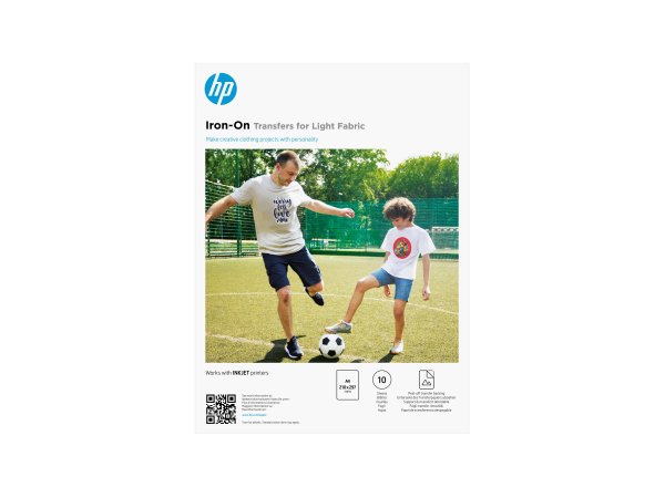HP Iron-On Transfers for Light Fabric A4 - A4
