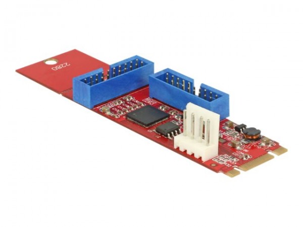 Delock 62843 - M.2 - USB 3.2 Gen 1 (3.1 Gen 1) - Renesas - 5 Gbit/s - Windows 10 Education - Windows