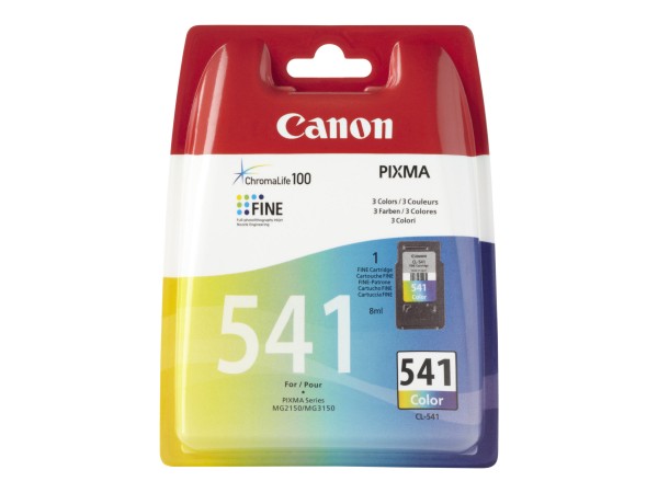 Canon CL-541 cartuccia d'inchiostro a colori 1 pz C/M/Y - Ciano - Magenta - Giallo - 8 ml - 1 pz - 1
