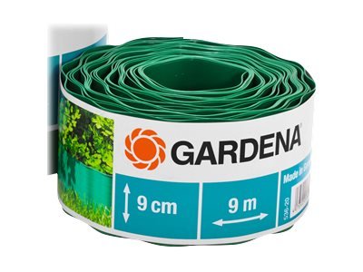 Gardena 536-20 - Rotolo di bordatura per giardino - Plastica - Verde - 90 mm - 9000 mm - 1 pz