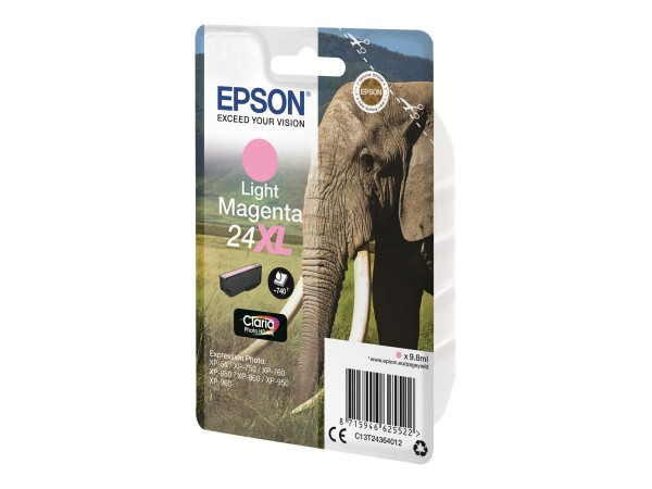 Epson 24XL - - XL - hellmagentafarben - Originale - Cartuccia di inchiostro