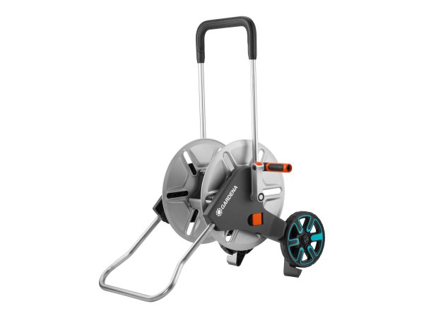 Gardena 18541-20 - Avvolgitubo multiposizione - Manuale - Funzionale - Nero - Acciaio inox - Metallo