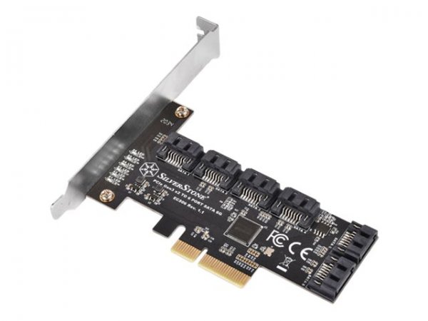 SilverStone SST-ECS06 Serial ATA-Controller - Controllore - Serial ATA