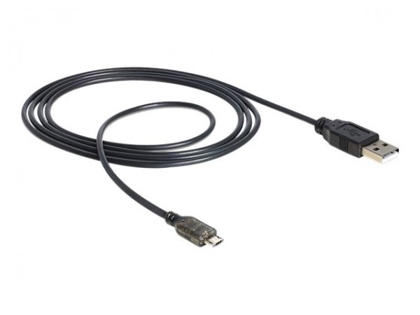 Delock 83272 - USB 2.0 Kabel Micro B Stecker auf A Stecker - Cavo - Digitale/dati