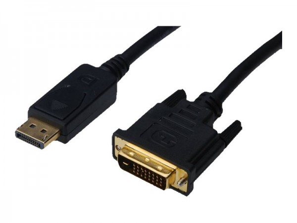 DIGITUS Cavo adattatore DisplayPort - 2 m - DisplayPort - DVI-D - Nichel - 1.1a - 1920 x 1080 Pixel
