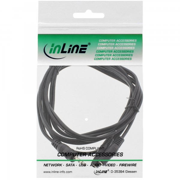 InLine Cavo Audio Y Jack 3,5mm maschio a 2x Jack 3,5mm femmina - 1m - stereo