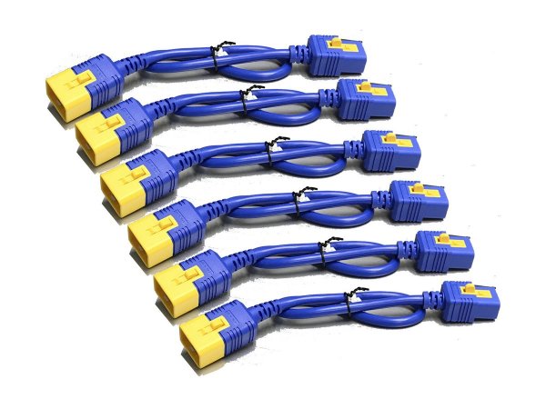 APC Power Cord Kit 6 ea Locking C19 to C20 - Cavo/adattatore - Alimentazione/alimentazione