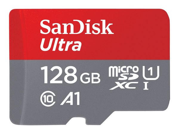 SanDisk Ultra - 128 GB - MicroSDXC - Classe 10 - UHS-I - 140 MB/s - Class 1 (U1)
