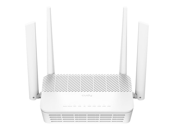 CUDY AX3000 2.5G Wi-Fi 6 Mesh Router WR3000H - Repeater - Router - 2,4 Gbps