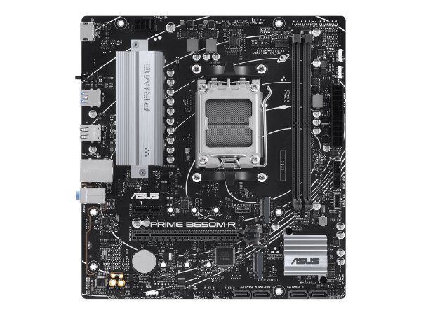 ASUS PRIME B650M-R - AMD - Socket AM5 - AMD Ryzen 8000 Series - AMD Ryzen 7000 Series - Socket AM5 -