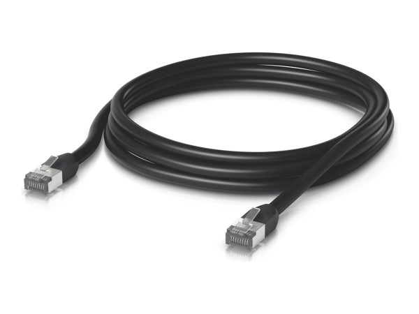 Ubiquiti UACC-CABLE-PATCH-OUTDOOR-3M-BK - 3 m - Cat5e - S/UTP (STP) - RJ-45 - RJ-45 - Nero