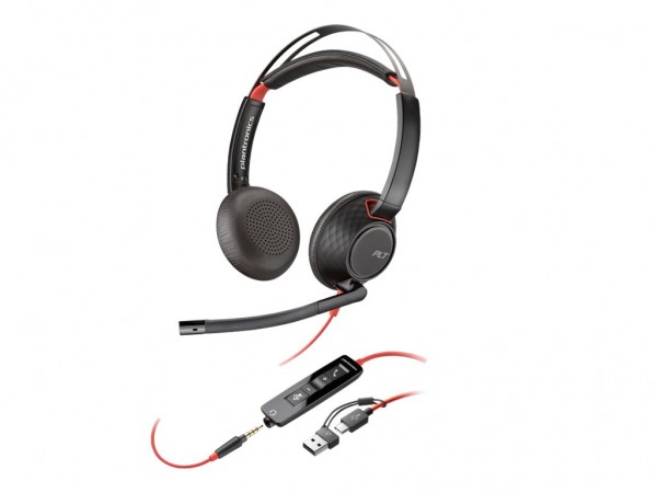 Poly Blackwire 5220 Stereo USB-C Headset+ - Cuffia - 20 KHz