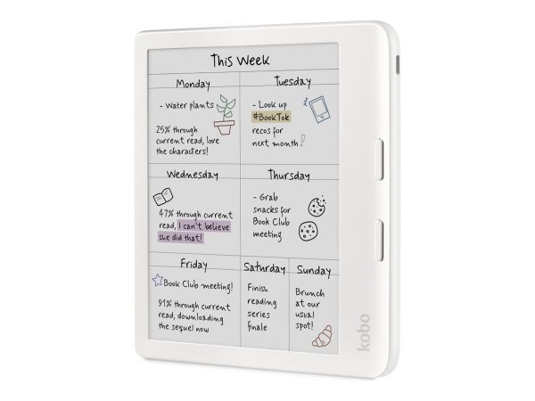 Kobo Libra Colour White 7" e-Reader - E-book reader - 32 GB