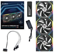 Lian Li UNI fan SL Wireless ARGB PWM Lüfter 3er-Pack inkl. Controller - 120 mm - Case fan - 28,5 dB