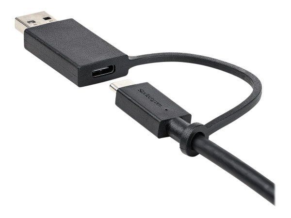 StarTech.com 3ft USB C Cable w/USB-A Adapter Dongle Hybrid 2-in-1| - Adattatore - Digitale/dati