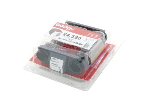 Evolis CBGR0100C - Badgy100 / Badgy200 - 100 pagine - Trasferimento termico - Nero - Blister