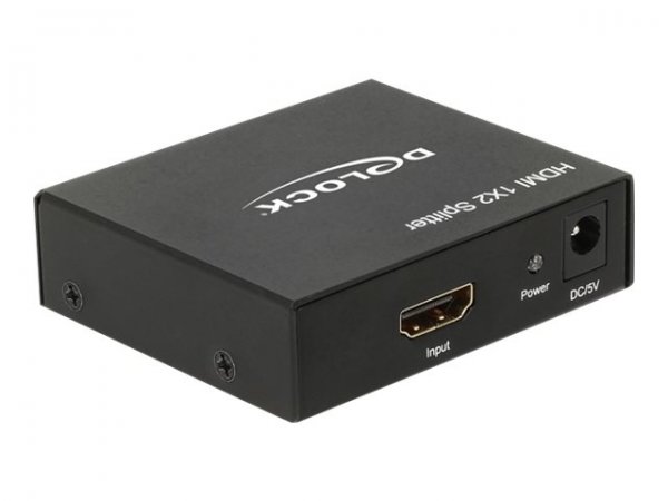 Delock 87701 - HDMI - 2x HDMI - Nero - Metallo - 340 MHz - 1 m