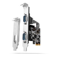 AXAGON PCEA-S2N - PCIe - RS-232 - Maschio - Piena altezza/Basso profilo - PCIe 2.0 - RS-232