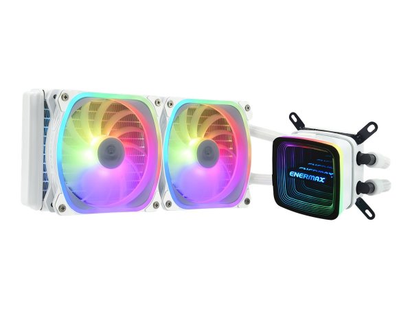 Enermax ELC-AQFA240-SQA-W - Liquid cooling kit - 12 cm - 79,8 pdc/min - Bianco