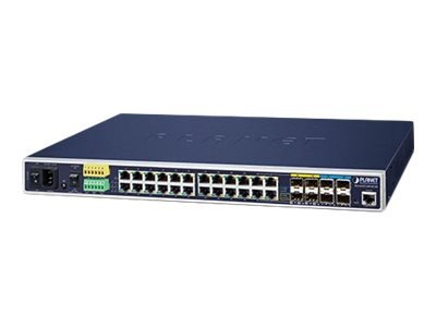 Planet IGS-6325-20T4C4X - Gestito - L3 - Gigabit Ethernet (10/100/1000) - Full duplex - Montaggio ra