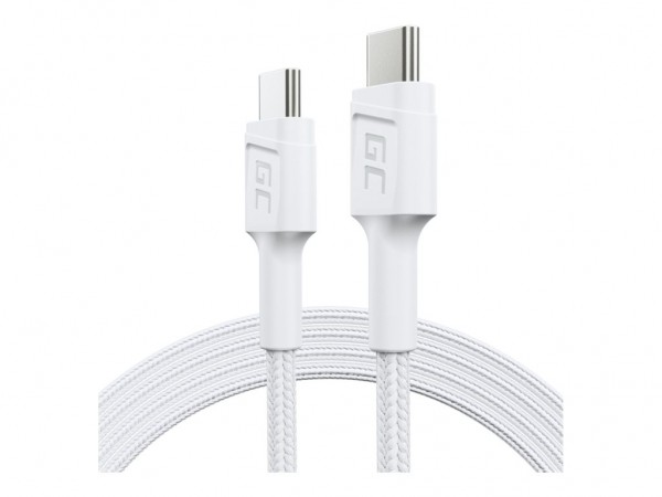 Green Cell KABGC30W USB Kabel 3.2 Gen 1 3.1 1 C Weiß - Cavo - Digitale/dati