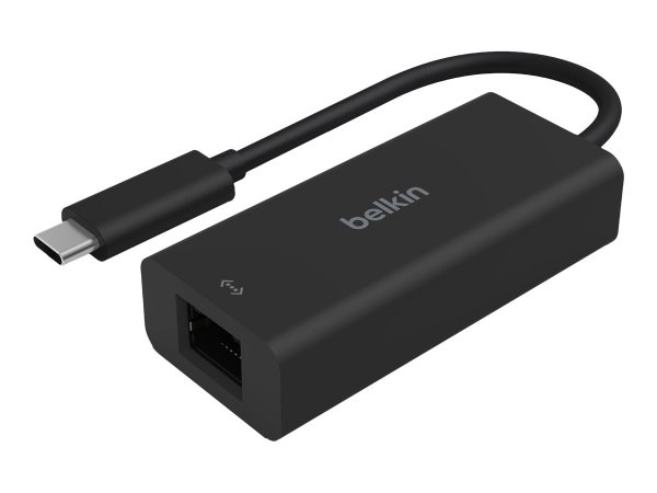 Belkin ADATTATORE DA USB-C A 2.5GB ETHERNET - USB tipo-C - RJ-45 - Maschio - Nero - Femmina - Maschi