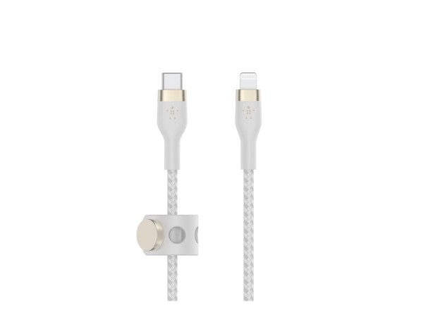 Belkin CAA011BT3MWH - 3 m - USB C - USB C/Lightning - Maschio - Maschio - Bianco