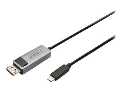 DIGITUS Cavo adattatore USB-C - DisplayPort - 8K / 30 Hz - 2 m - USB tipo-C - DisplayPort - Maschio