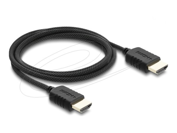 Delock Koaxiales High Speed HDMI Kabel 8K 60 Hz 48 Gbps mit Geflechtmantel - Cavo - Digitale/display