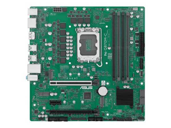 ASUS Pro Q870M-C-Csm Mainboard Sockel 1851 - Scheda madre - Intel Sockel 1851 (Core Ultra 100&200)
