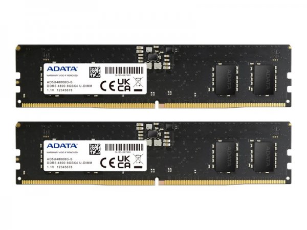 ADATA AD5U480032G-DT - 64 GB - 2 x 32 GB - DDR5 - 4800 MHz - 288-pin DIMM