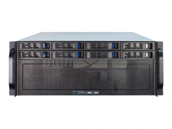 Inter-Tech 4U-4408 - Supporto - Server - Nero - Argento - ATX - EATX - micro ATX - Mini-ITX - SSI EE