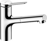 Hansgrohe Zesis M33 Einhebel- Küchenmischer 150 2jet Ausziehb.