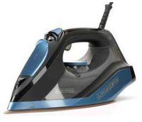 Black & Decker BXIR2801E - Ferro da stiro a secco e a vapore - Ceramica - 180 g/min - Nero - Blu - 4