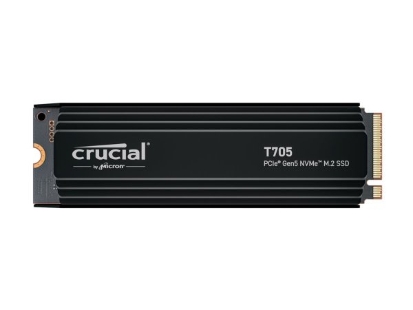 Crucial T705 PCIe 5 SSD w/heatsink