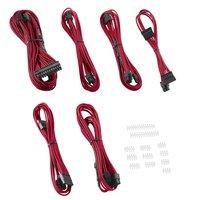 cablemod C-Series ModFlex Essentials - Stromkabelkit - Rot CM-CSR-EKIT-KR-R - Cavo/adattatore - Alim