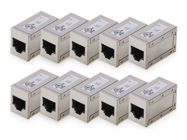 DIGITUS Cat 6 modulare Kupplung geschirmt - 10 Stk. - Cavo - Rete