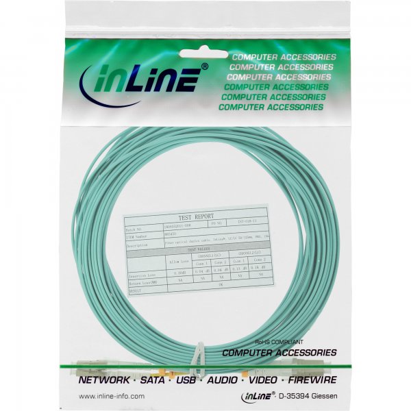 InLine Cavo Duplex - LC/LC 50/125µm - Fibra Ottica OM3 - 20m